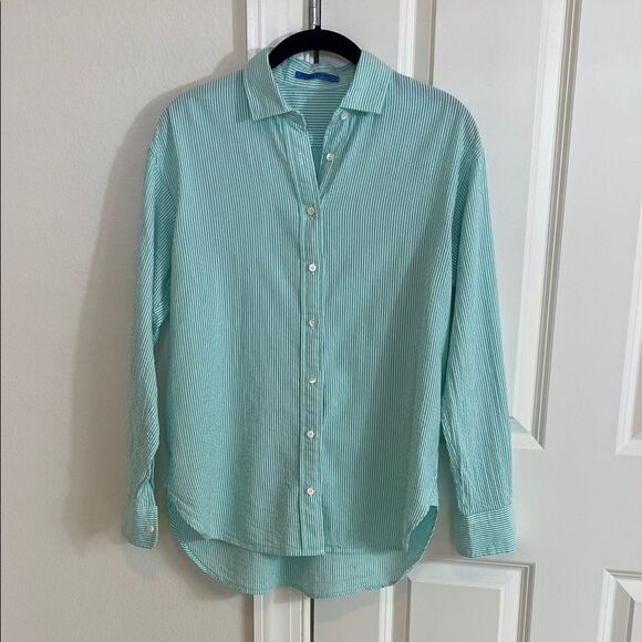 J. McLaughlin Tops - I. McLaughlin Women’s Finn Button Down Seersucker Shirt